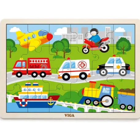 Transport puzzle - 24pc