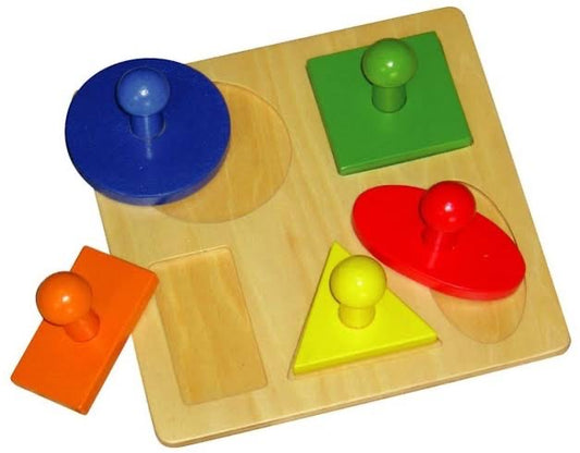 Large knob Shape puzzle