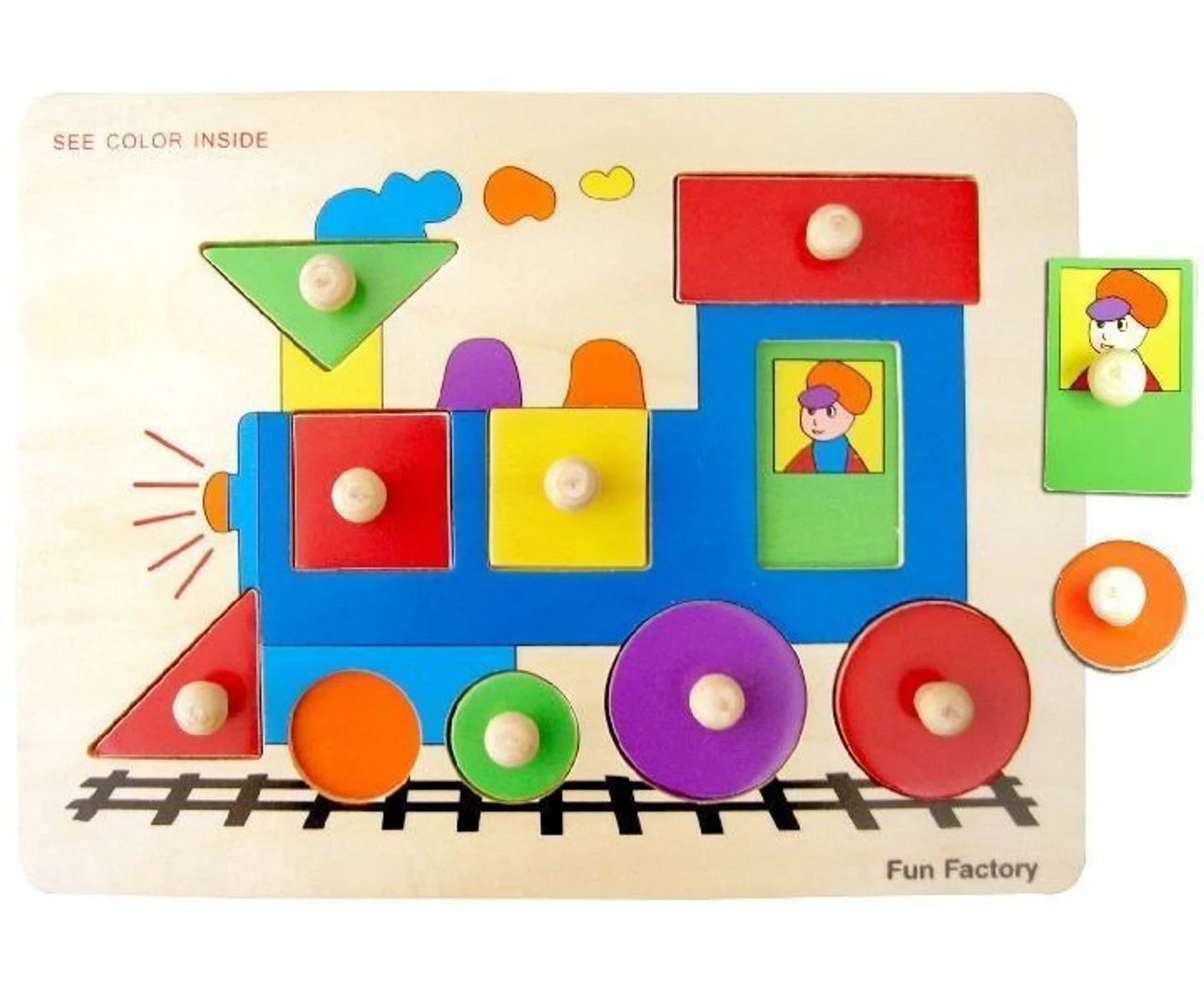 Train shape puzzle