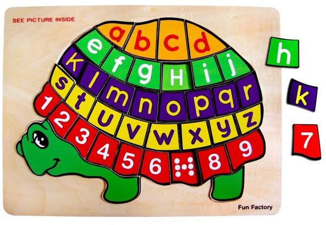 Turtle Alphabet Puzzle