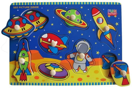 Space puzzle w/knobs